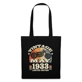 Born in May 1933 - 90 years old - Tote Bag - black - Front