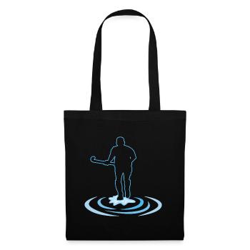 Hockey sur gazon Joueur de hockey sur gazon Temps mort hockey - Sac en tissu - noir - Devant