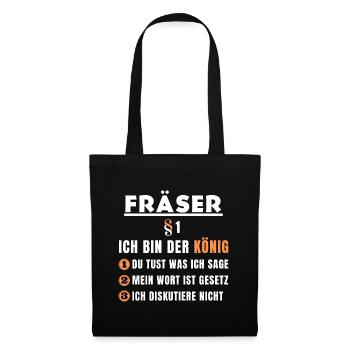 Cutter Gift - I'm the King - Tote Bag - black - Front