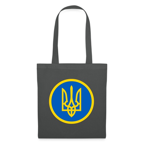 Ukraine Wappen Blau Gelb Rund Support Solidarität - Stoffbeutel