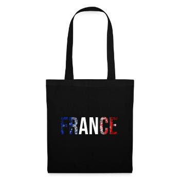 France europe flag blue white red flags - Tote Bag - black - Front