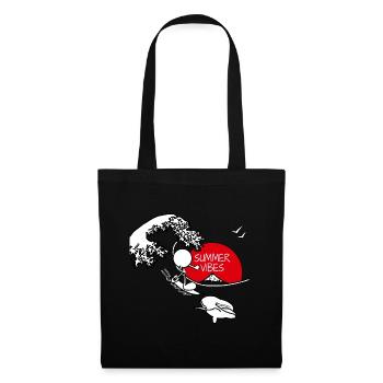 Summer Vibes Plain Doddle - Tote Bag - black - Front