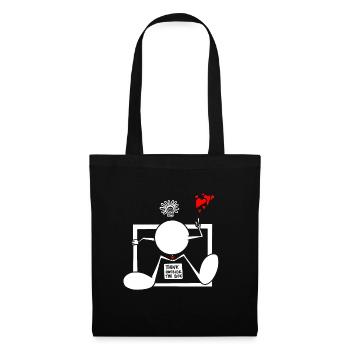 Think Outside The Box Plain Doodle - Tote Bag - black - Front