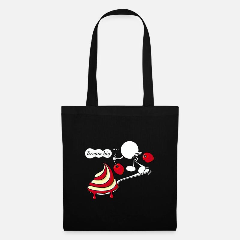 Dream Big Plain Doddle - Tote Bag - black