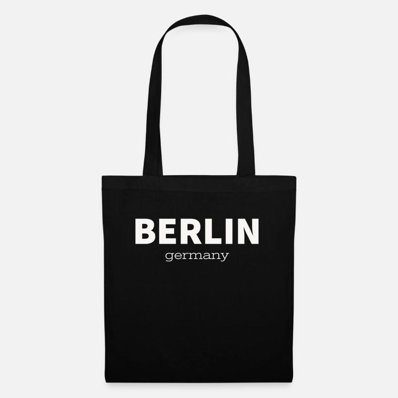 BERLIN - Stoffbeutel - Schwarz