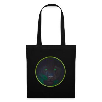 LA PANTHÈRE - Sac en tissu - noir - Devant