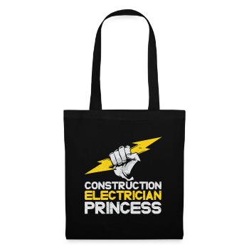Electrician Electrical Engineer Electronics Technician - Tote Bag - black - Front