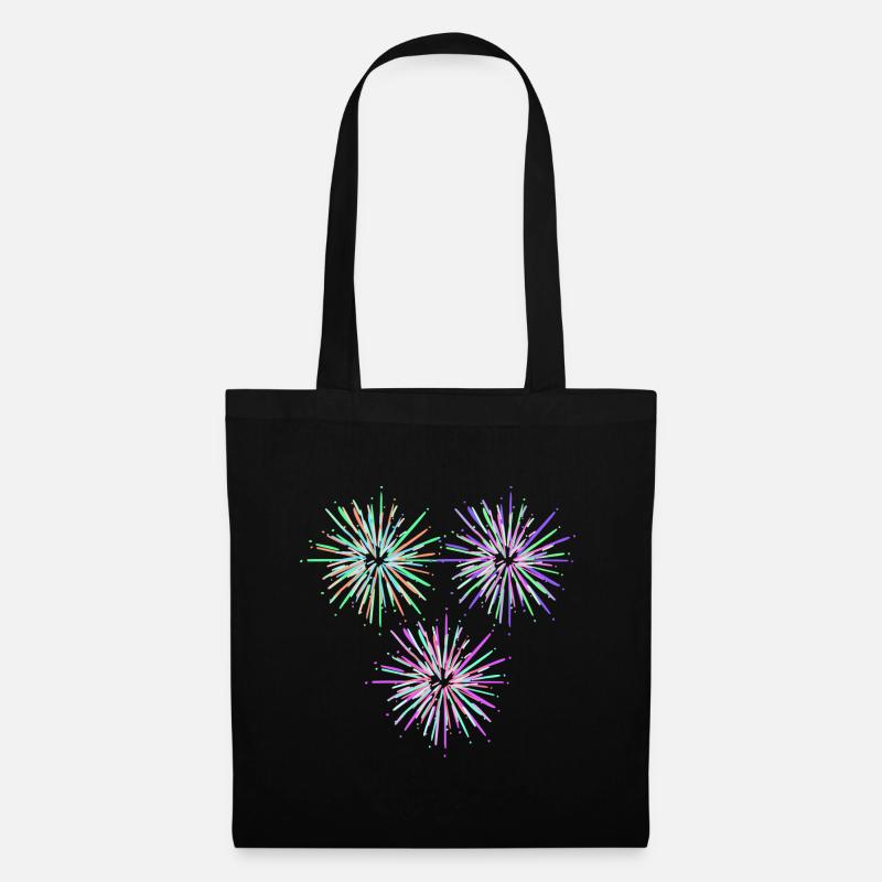 Feuerwerk Rakete - Stoffbeutel - Schwarz