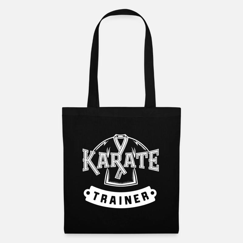 Karate-Trainer Geschenk Kampfsport Meister Dojo - Stoffbeutel - Schwarz