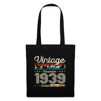 85th Birthday Vintage December 1939 Vintage 1939 - Tote Bag - black - Front