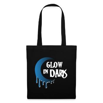 Glow in Dark - Stoffbeutel - Schwarz - Vorne