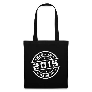 Birth Year Birthday Born In - Made in 2015 - Tote Bag - black - Front