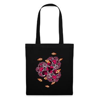 Fractal #15 Coral Clownfish - Tote Bag - black - Front