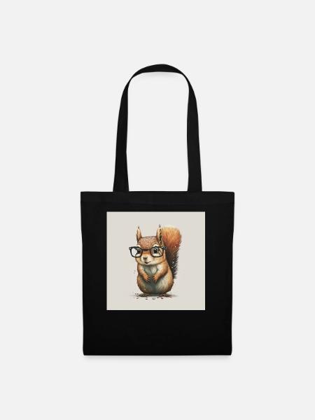 Squirrly - Tote Bag - black