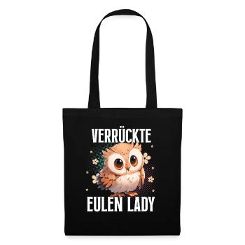 Crazy Owls Lady - Tote Bag - black - Front