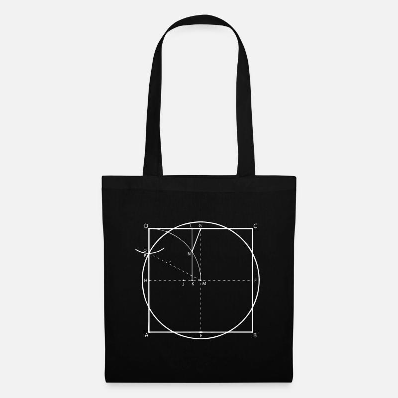 Squaring the Circle - Tote Bag - black