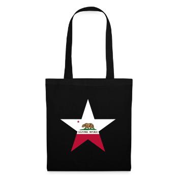 California Fan T-Shirt – Sun & Style - Sac en tissu - noir - Devant