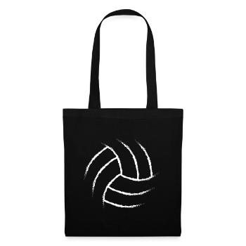 Beachvolleyball - Stoffbeutel - Schwarz - Vorne