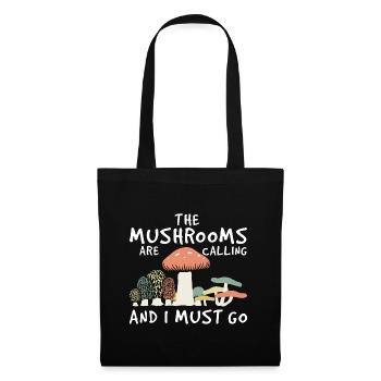 Mushroom morel - Tote Bag - black - Front