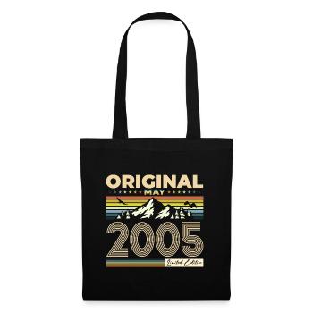 Original 2005 Vintage 2005 19th Birthday 2005 - Tote Bag - black - Front