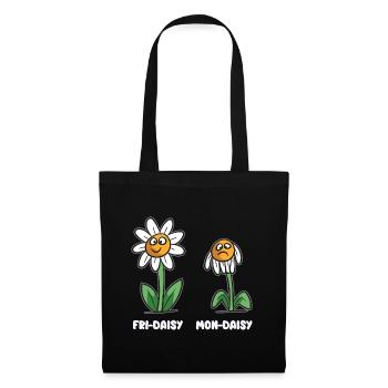 Life of a daisy Mon-Daisy Fri-Daisy - Tote Bag - black - Front