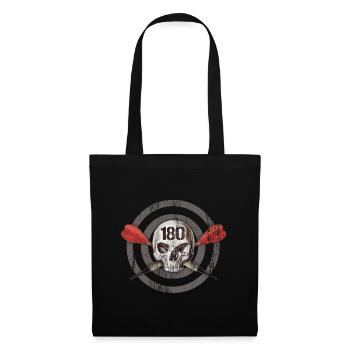 cent quatre vingt - Sac en tissu - noir - Devant