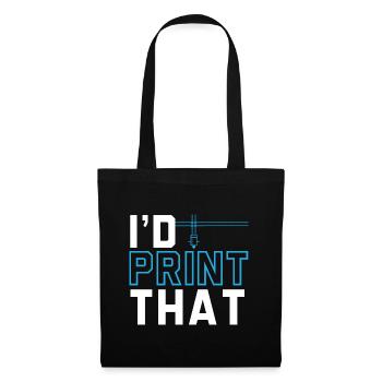 I would print this machinist CNC programmi - Tote Bag - black - Front