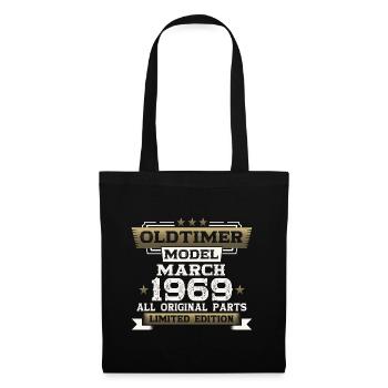 55th Birthday Classic Car March Vintage 1969 - Tote Bag - black - Front