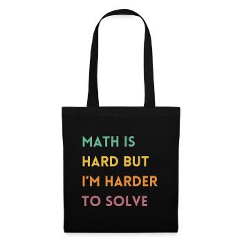 Funny Math Teacher Quote | Maths Teacher Joke - Tote Bag - black - Front
