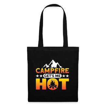 Camping Outdoor Tent Mom Grandma - Tote Bag - black - Front