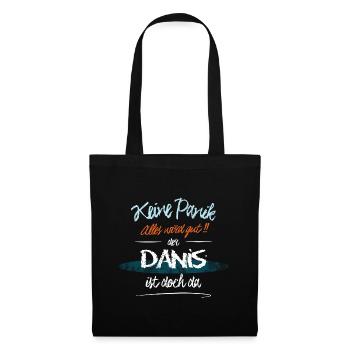 Danis - Keine Panik. Alles wird gut - Stoffbeutel - Schwarz - Vorne