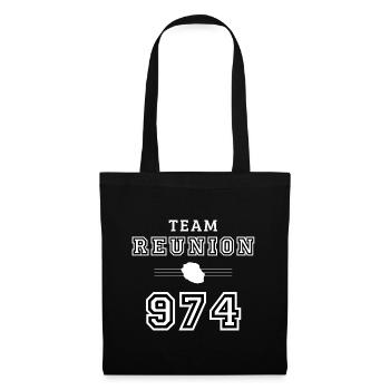 TEAM REUNION 974 - Sac en tissu - noir - Devant