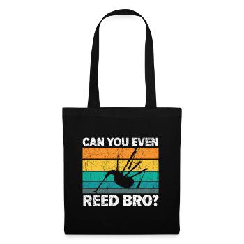 Can you blow at all, brother? Instrument Mus - Tote Bag - black - Front