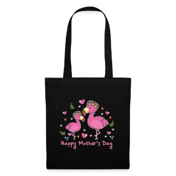 Animal Mom Flamingo for Mother s Day - Tote Bag - black - Front