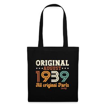 85th Birthday Original August 1939 Born 1939 - Tote Bag - black - Front