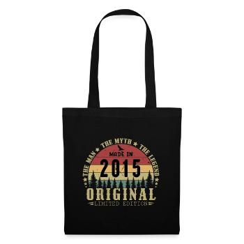 2015 Vintage Born 2015 Vintage Birthday Gift - Tote Bag - black - Front