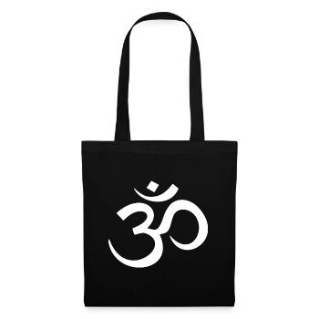 Om - Sac en tissu - noir - Devant