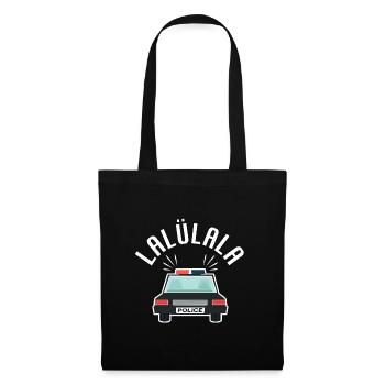 Police enfants voiture de police Tatütata - Sac en tissu - noir - Devant