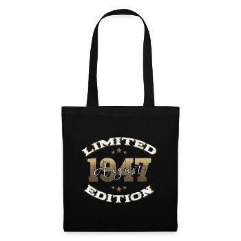 77th Birthday Original August 1947 Born 1947 - Tote Bag - black - Front