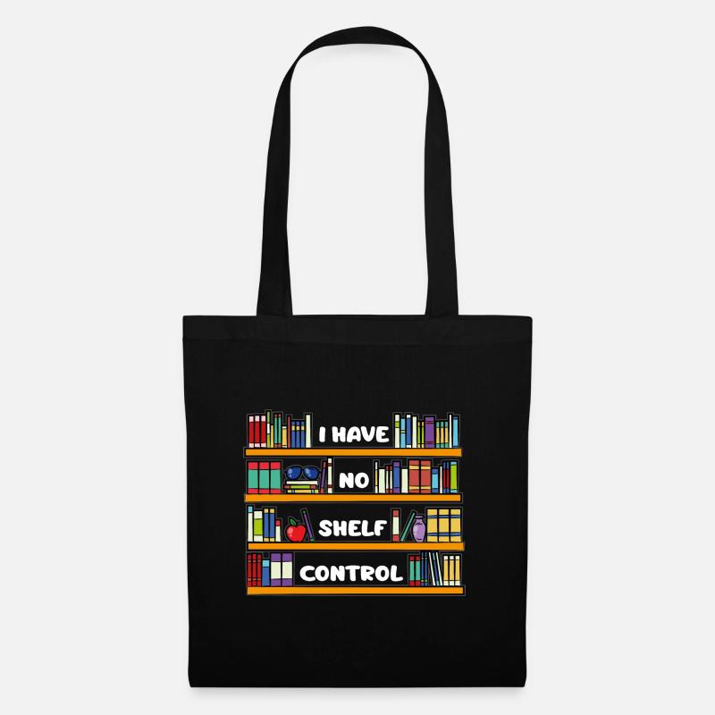 Ich habe keinen Shelf Control Book Nerd - Stoffbeutel - Schwarz