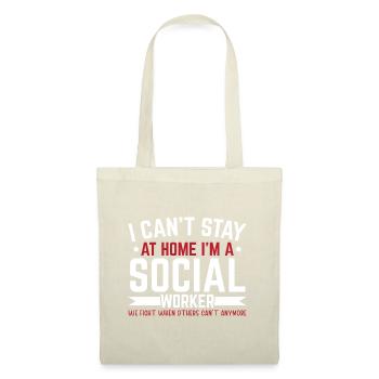 I am a social worker Job Profession Social Assistance - Tote Bag - nature - Front