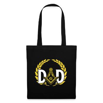 Masonic Freemasonry Fraternal - Stoffbeutel - Schwarz - Vorne