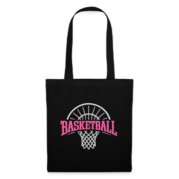 Basketball-Fan Must-Have Deko Spiel Ausrüstung - Stoffbeutel - Schwarz - Vorne
