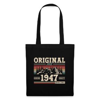 77th Birthday Original July 1947 Born 1947 - Tote Bag - black - Front