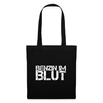 Benzin im Blut - Stoffbeutel - Schwarz - Vorne