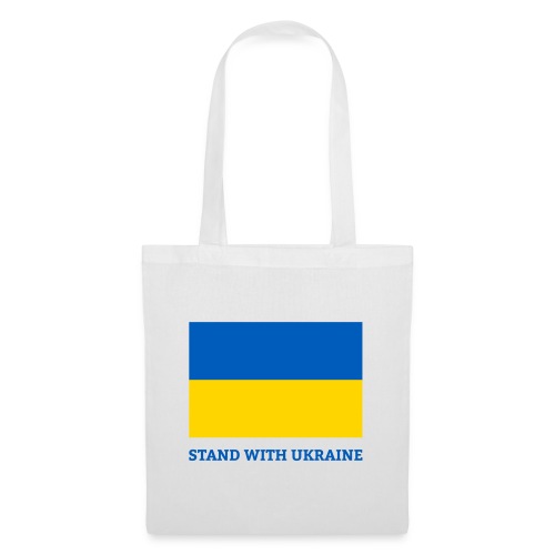 Stand with Ukraine Flagge Support & Solidarität - Stoffbeutel