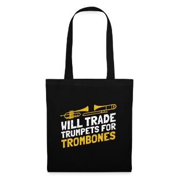 Trombone - Tote Bag - black - Front