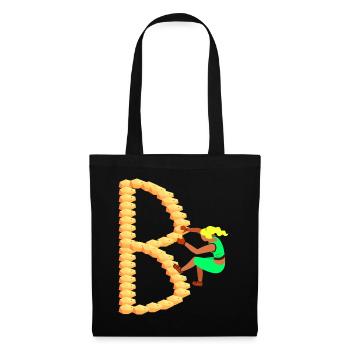 Climbing, Bouldering, Sport Climbing, Climbing Wall, Top - Tote Bag - black - Front