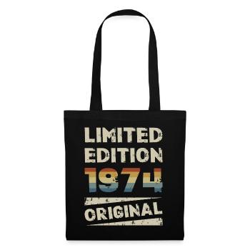 Limited Edition 50th Birthday Party Vintage 1974 - Tote Bag - black - Front