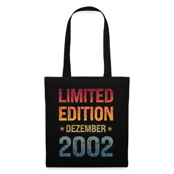 Fête d’anniversaire en édition limitée Vintage 2002 - Sac en tissu - noir - Devant
